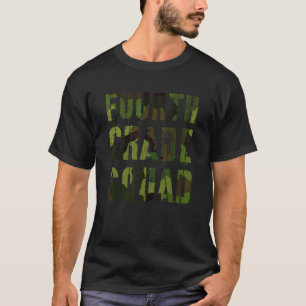 Tarnanzug Vierte Klasse Gruppe Lehrer Hallo Viertk T-Shirt