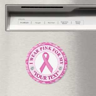 Tarnband Brustkrebs-Bewusstseins-Design Magnet