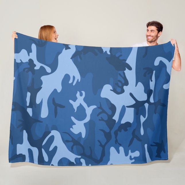 Tarnblau Fleecedecke (Beispiel)