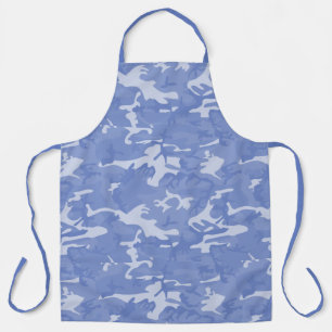 Tarnblaue Schürze