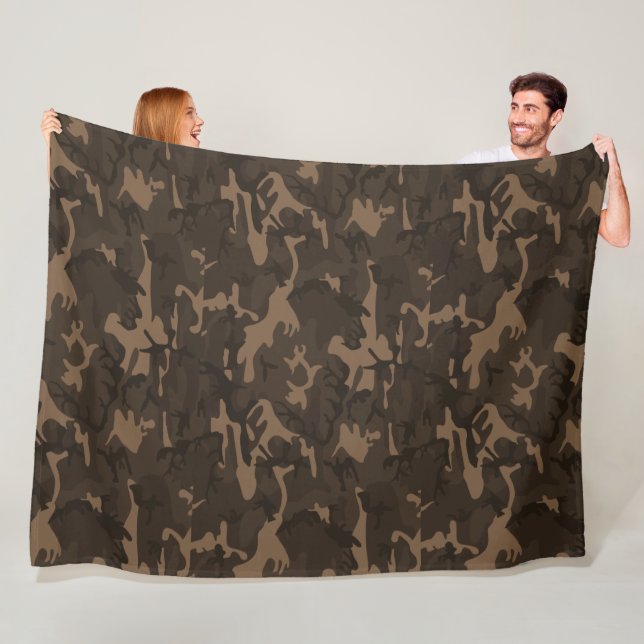 Tarnbraun Fleecedecke (Beispiel)