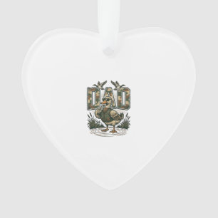 Tarnenten-Vater Vintage-Stickerei T-Shirt Design_1 Ornament