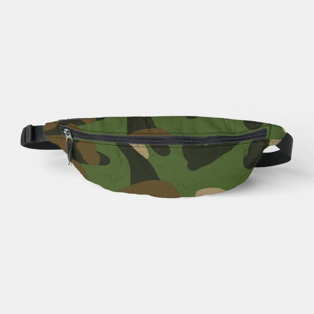 Tarnfarbe Grün Bauchtasche (Vorderseite)