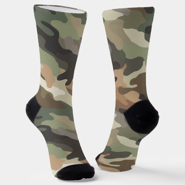 Tarnfarben Sustainable Premium Crew Socke (Gewinkelt)