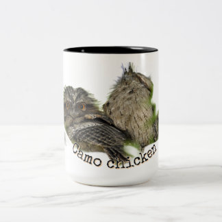 Tarnfarbenes Huhn Zweifarbige Tasse