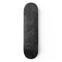 Tarnfarbenes Skateboard Dunkel Schwarz Grau