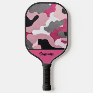 Tarnflecken-Pickleball-Schläger in Rosa Pickleball Schläger