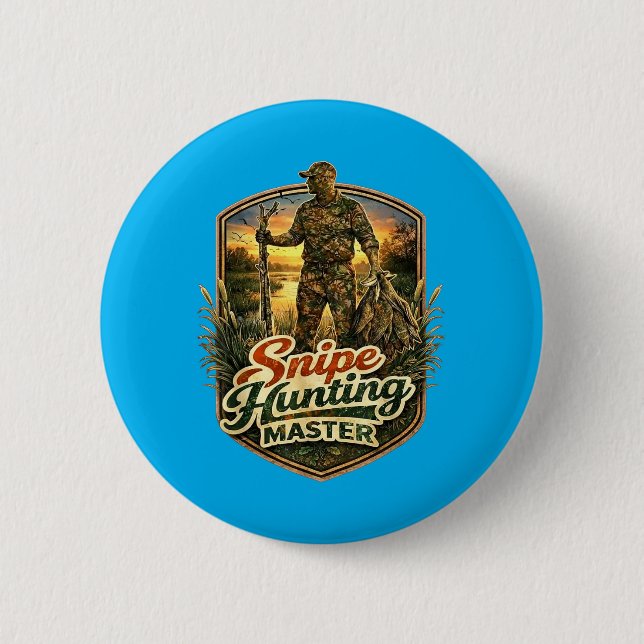 Tarnjäger Jagdsaison Männer Frauen Button (Vorderseite)