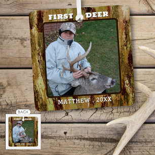 Tarnkamera-Jagd personalisiert Ornament Aus Metall