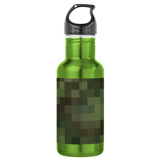 Tarnkappengrün Trinkflasche (Vorderseite)