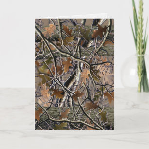 Tarnkarte, Geburtstage, Ereignisse, Jagd, Danke Karte