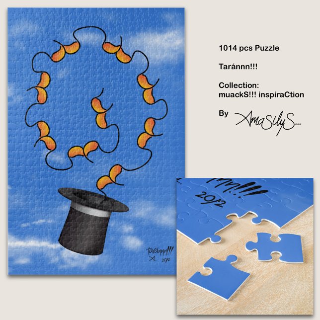 TarnmuackS (Wizard's Hat)-AmaSilyS-1014pcs-Art Puzzle (Enjoy your free time and stimulate your mind by putting together this Taránnn!!!)