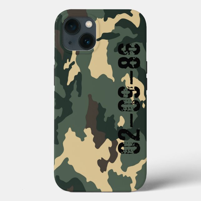Tarnmuster Case-Mate iPhone Hülle (Rückseite)