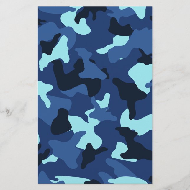 Tarnmuster der Camouflage Briefpapier (Vorderseite)