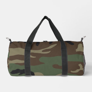 Tarnmuster im Wald-Militärstil Duffle Bag