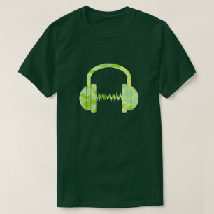 Tarnmuster Kopfhörer für den Frühling T-Shirt