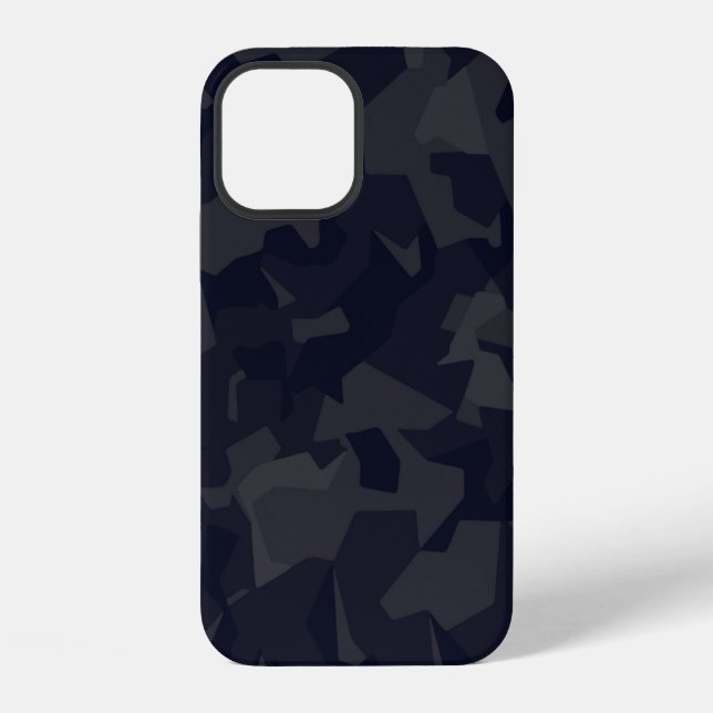 Tarnmuster navy iPhone hülle (Rückseite)