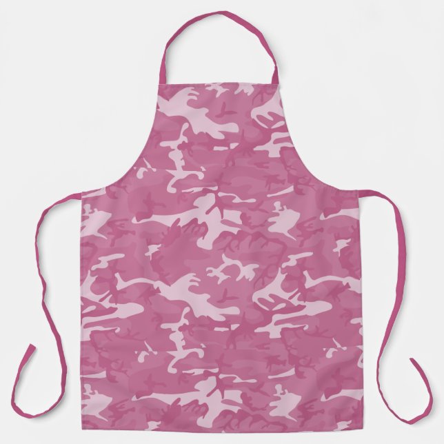 Tarnmuster Rosa Schürze (Vorderseite)