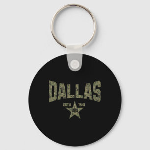 Tarnmuster-Souvenir USA Stern Dallas Texas Schlüsselanhänger
