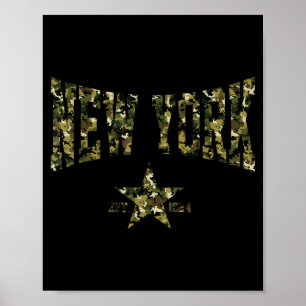 Tarnmuster-Souvenir USA Stern New York Ny New York Poster
