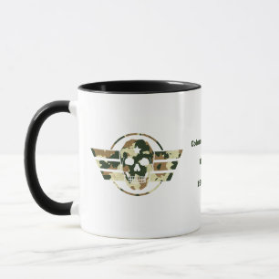 Tarnschädel Militär Stolz Veteran Kaffee Tasse