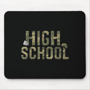 Tarnteam Highschool-Kameradschaft zurück zur Schul Mousepad