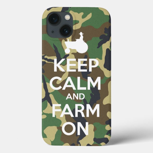Tarnung behalten Ruhe und Bauernhof an Case-Mate iPhone Hülle (Rückseite)