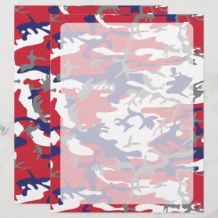 Tarnung, Blau Weiß Rot Grau, Militär, Armee