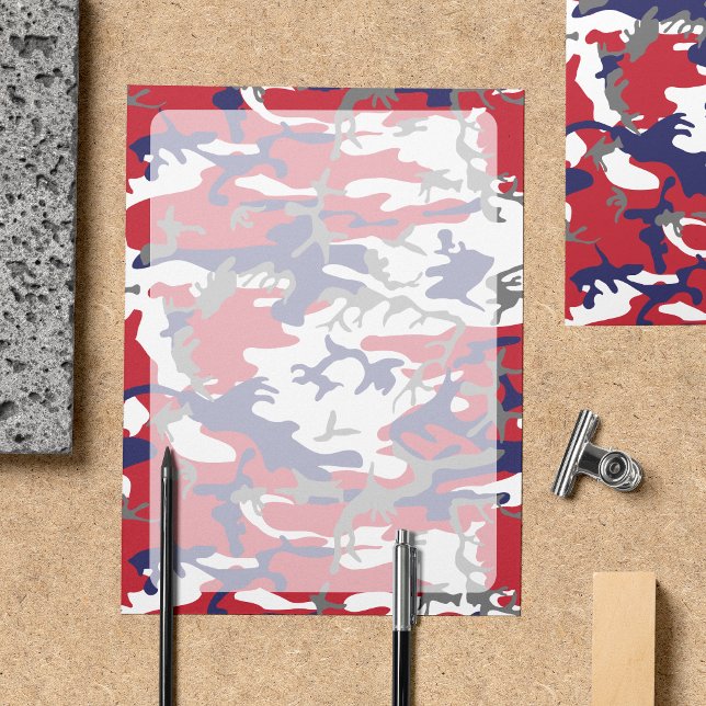 Tarnung, Blau Weiß Rot Grau, Militär, Armee (Von Creator hochgeladen)