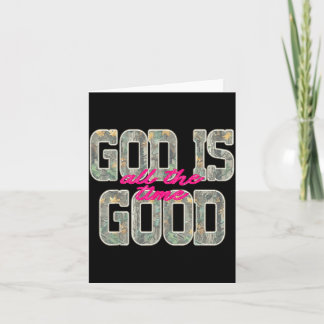 Tarnung Gott ist gut Die Zeit Christlicher Glaube Karte