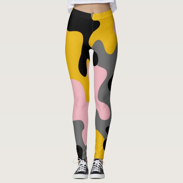 Tarnung militärischer Muster Leggings (Vorderseite)