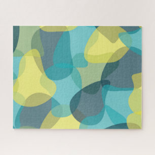 Tarnung, modern, cool, trendy, städtisch geometris puzzle