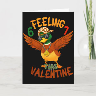 Tarnung Sechs Sieben Bruh Valentinstag 67 Entenjag Karte
