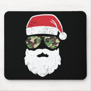 Tarnung Weihnachten im Juli Retro Vintage Tarnung  Mousepad