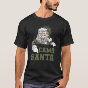 Tarnung Weihnachten Jagd Santa Camo Militär Ich T-Shirt