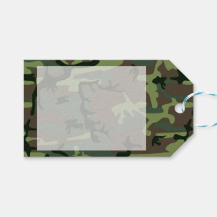Tarnungs-Camouflage-Grün-Brown-Muster Geschenkanhänger