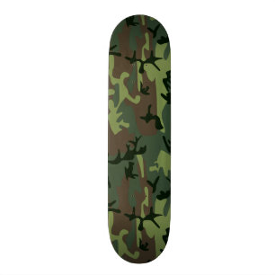Tarnungs-Camouflage-Grün-Brown-Muster Skateboard