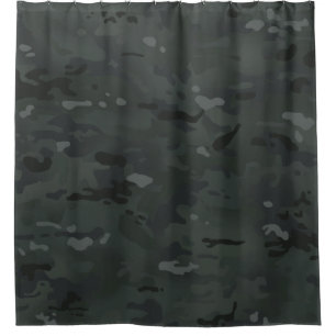 Tarnungs-Camouflage-Muster-Nachtfarben Duschvorhang