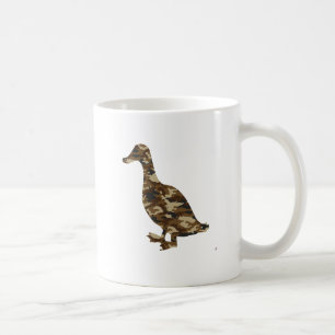Tarnungs-Enten-Silhouette Kaffeetasse