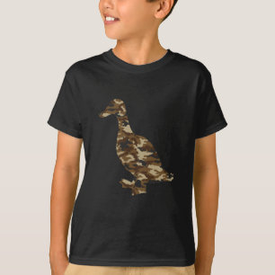 Tarnungs-Enten-Silhouette T-Shirt