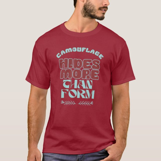 Tarnungs-Expo-Scout-Design T-Shirt (Vorderseite)