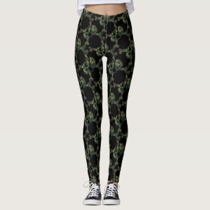 Tarnungs-Schädel Leggings