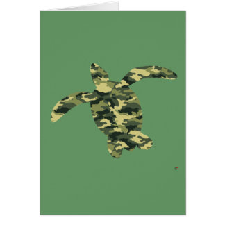 Tarnungs-Seeschildkröte-Silhouette