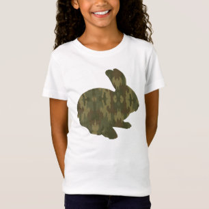 Tarnungs-Silhouette-Osterhasen-Shirt T-Shirt