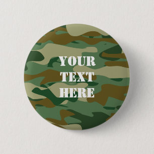 Tarnungsfarbmusterentwurf knöpft   Camouflage Button