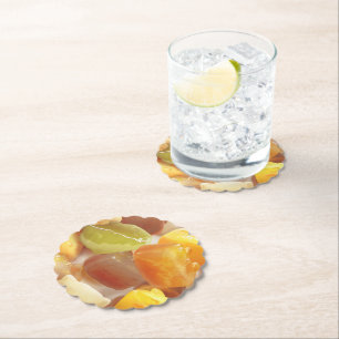 Taro Ball Dessert Illustration Untersetzer