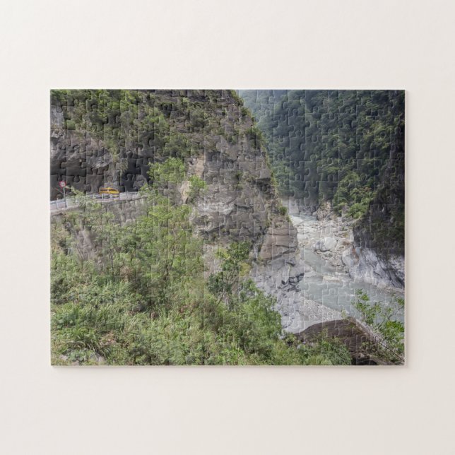 Taroko Nationalpark Taiwan. Puzzle (Horizontal)