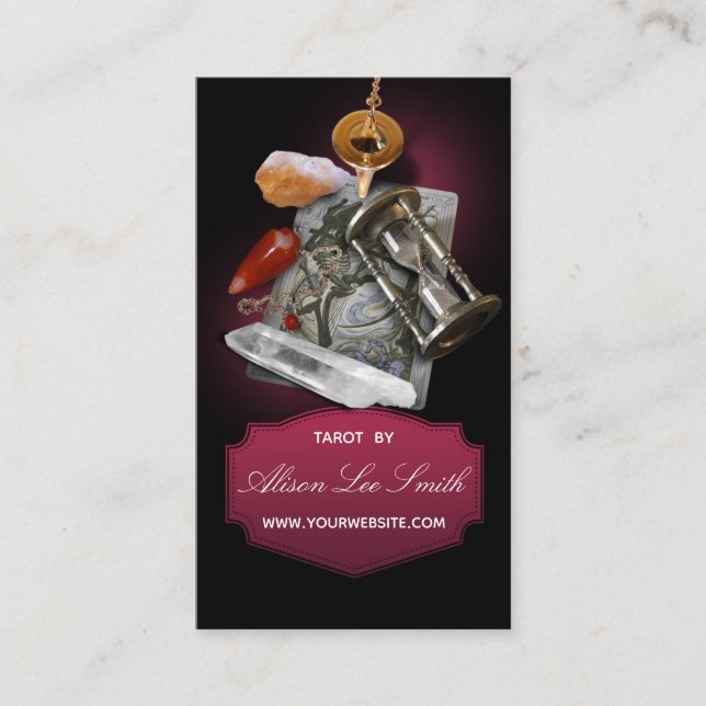 Tarot, Astrologie, Astrologer Visitenkarte (Vorderseite)