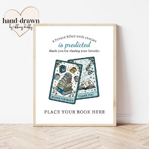 Tarot Baby Showbücher für Baby Table Sign Poster