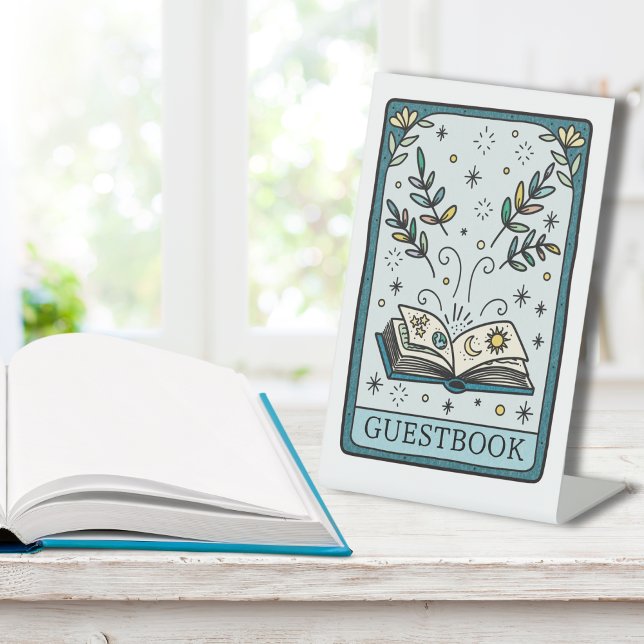 Tarot Baby Shower Guestbook Table Sockelschild (Von Creator hochgeladen)